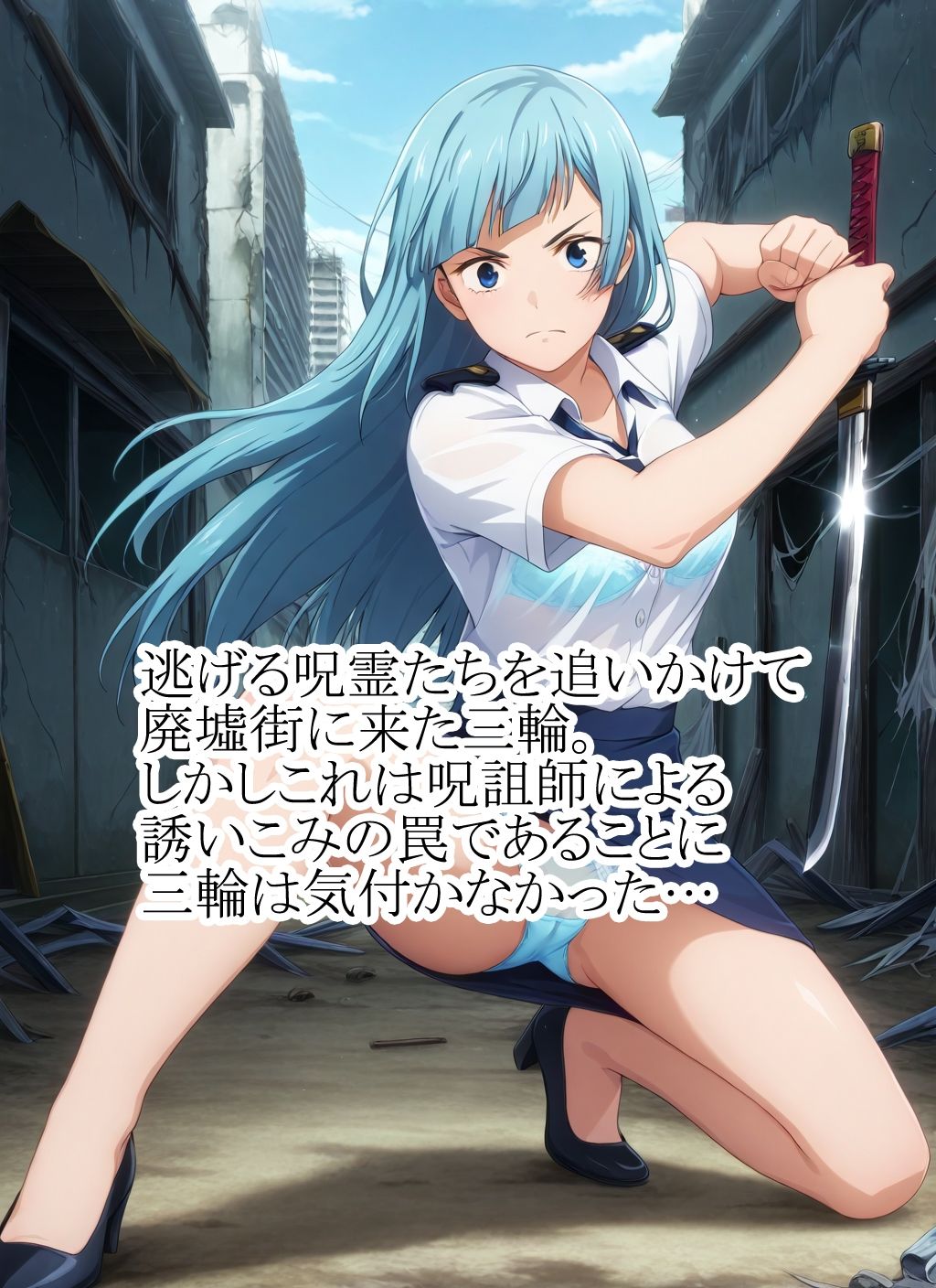 サンプル画像2:【R18】一日署長三輪霞の受難(のらねこ) [d_629358]