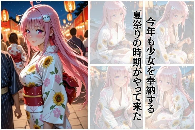 サンプル画像1:夏祭り  ララ・サタ●ン・デビルーク編(あい倶楽部) [d_629401]