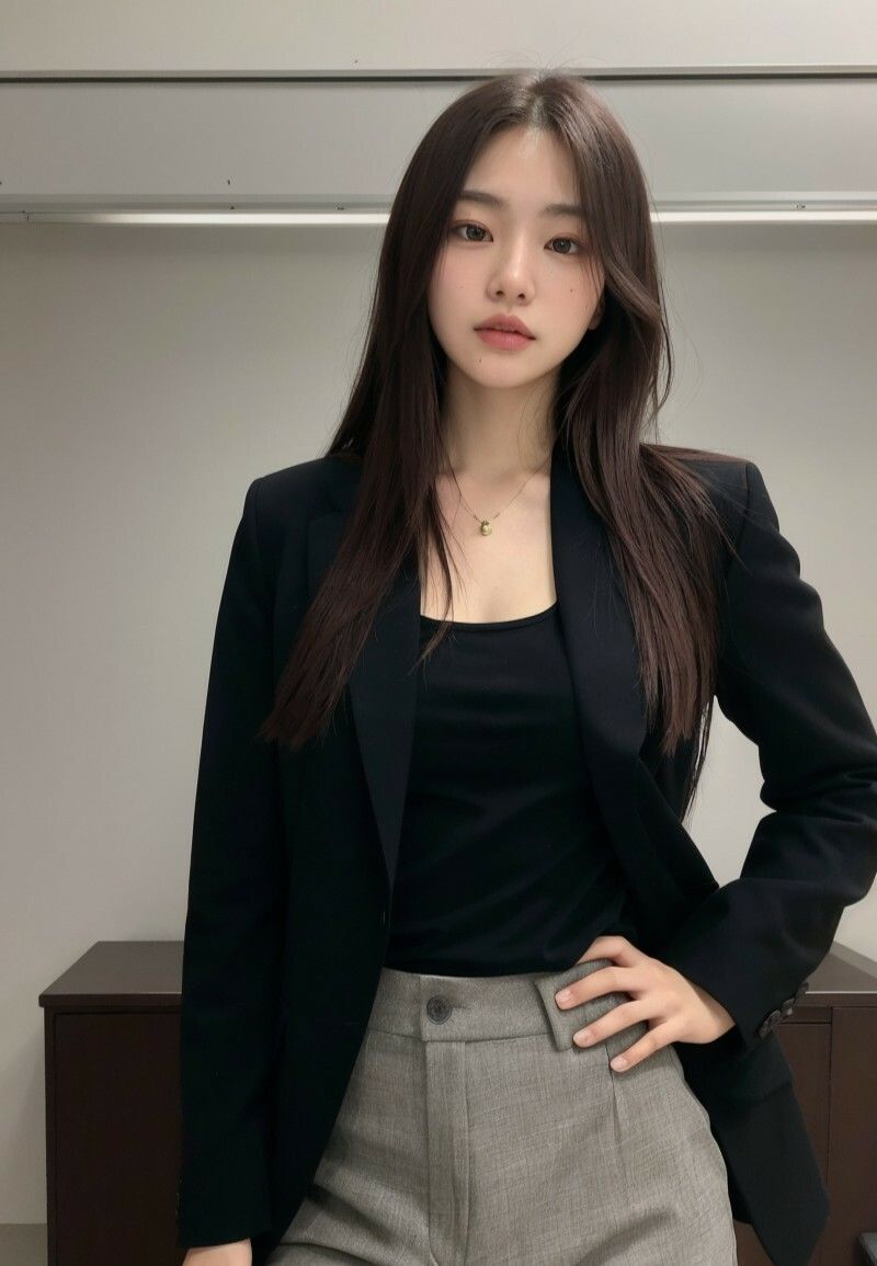 サンプル画像3:【美女名録】vol10.7  秘書の誘惑。冷たくても、惹かれてしまう。 198枚  【AIグラビア写真集】(AI美女制作参謀本部4課) [d_629481]