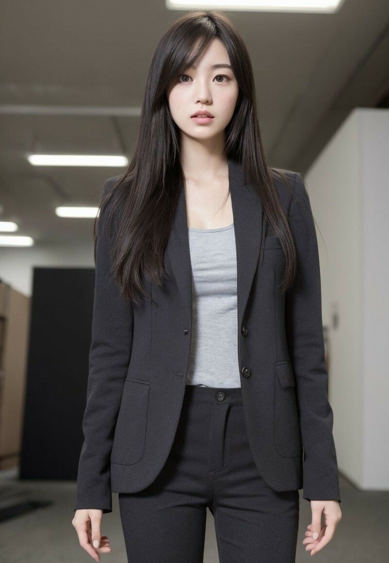 サンプル画像5:【美女名録】vol10.7  秘書の誘惑。冷たくても、惹かれてしまう。 198枚  【AIグラビア写真集】(AI美女制作参謀本部4課) [d_629481]