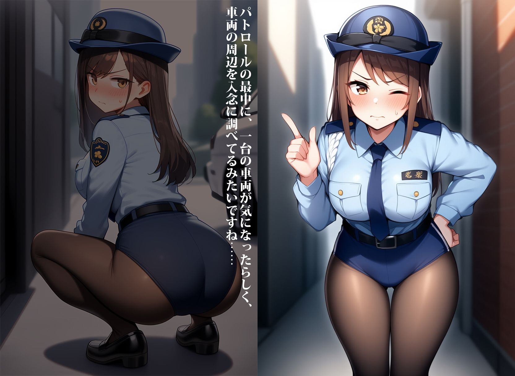 サンプル画像1:ブルマーポリス〜婦警さんがブルマー着衣勤務〜(性癖ユガ芽) [d_629498]