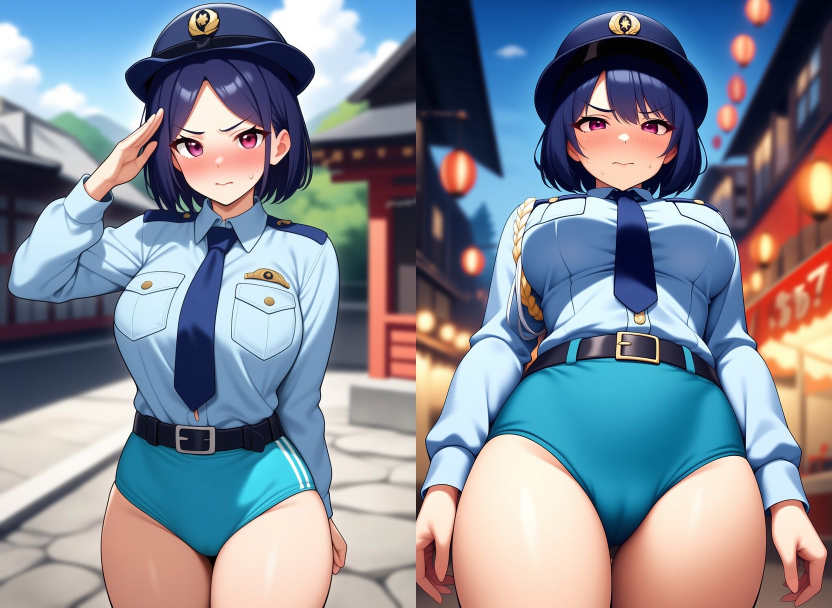 サンプル画像5:ブルマーポリス〜婦警さんがブルマー着衣勤務〜(性癖ユガ芽) [d_629498]