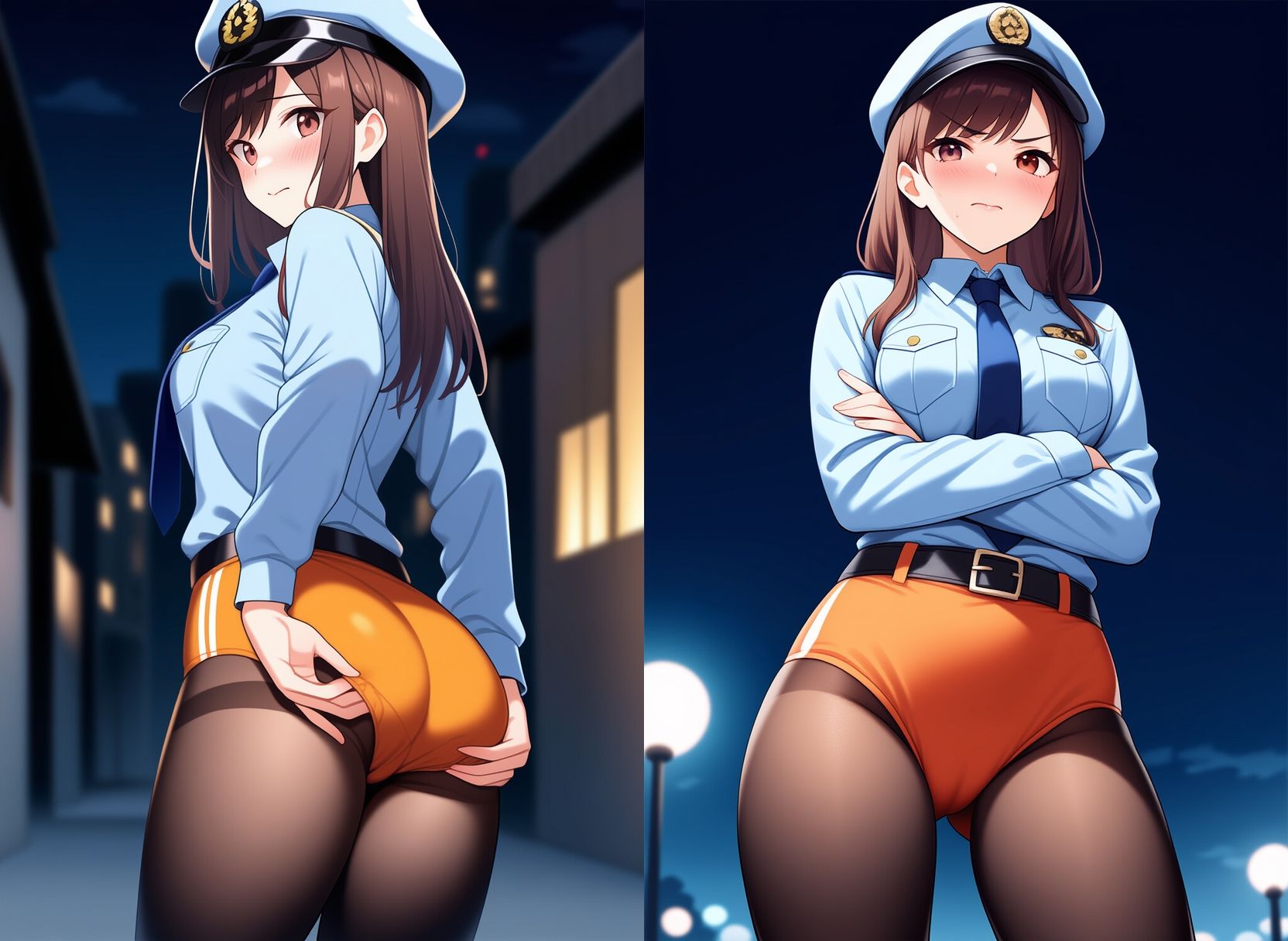 サンプル画像6:ブルマーポリス〜婦警さんがブルマー着衣勤務〜(性癖ユガ芽) [d_629498]