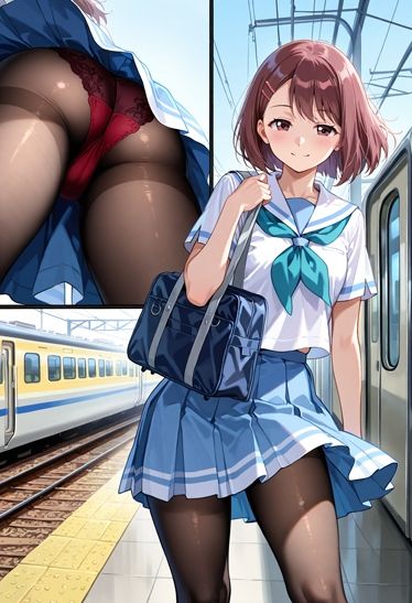 今日のパンティーチェック！その84＆その85 エロ漫画5