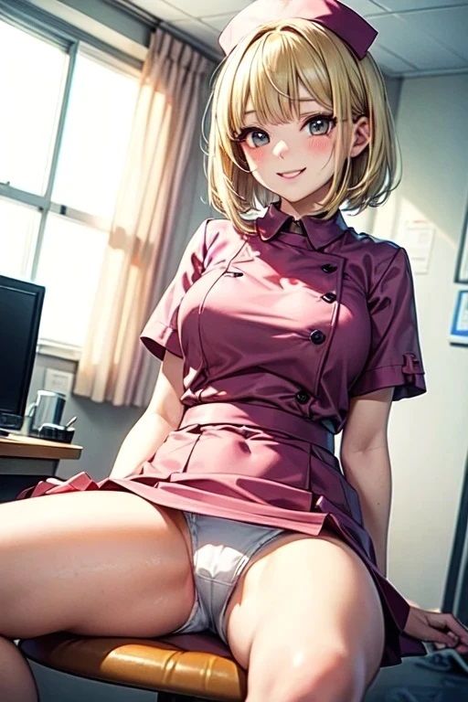 金髪ナースED治療パンチラ画像集 画像1