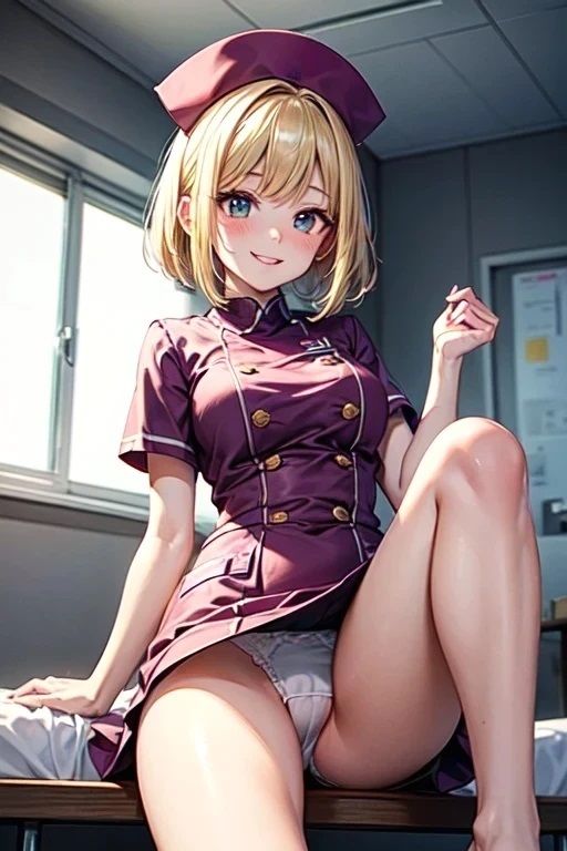 サンプル画像4:金髪ナースED治療パンチラ画像集(榊原大造) [d_629551]