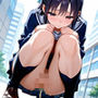 制服少女野外放尿