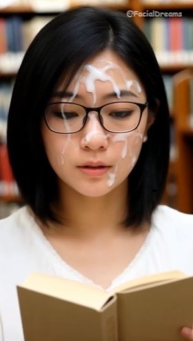 サンプル画像3:顔射後の余韻 – 読書編 Vol.2(FacialDreams) [d_629585]