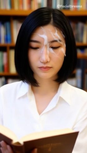 顔射後の余韻 - 読書編 Vol.2 画像4