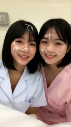 サンプル画像1:顔射後の余韻 – ナース編 Vol.3(FacialDreams) [d_629608]