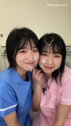 サンプル画像2:顔射後の余韻 – ナース編 Vol.3(FacialDreams) [d_629608]