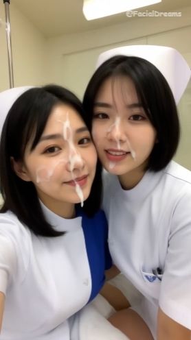 サンプル画像4:顔射後の余韻 – ナース編 Vol.3(FacialDreams) [d_629608]