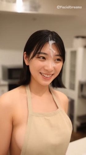 サンプル画像4:顔射後の余韻 – エプロン編 Vol.5(FacialDreams) [d_629644]