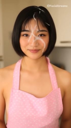 サンプル画像5:顔射後の余韻 – エプロン編 Vol.5(FacialDreams) [d_629644]