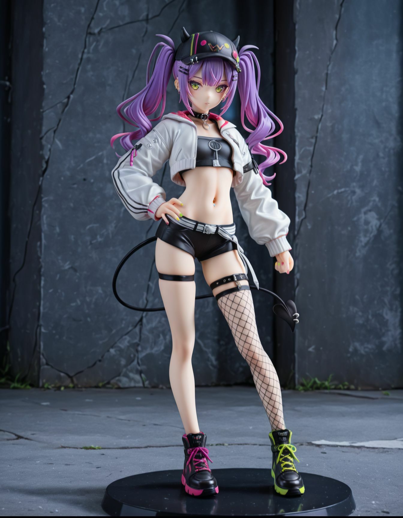 サンプル画像4:常闇ト〇 フィギュア風イラストコレクション(のこ（noko）) [d_629710]