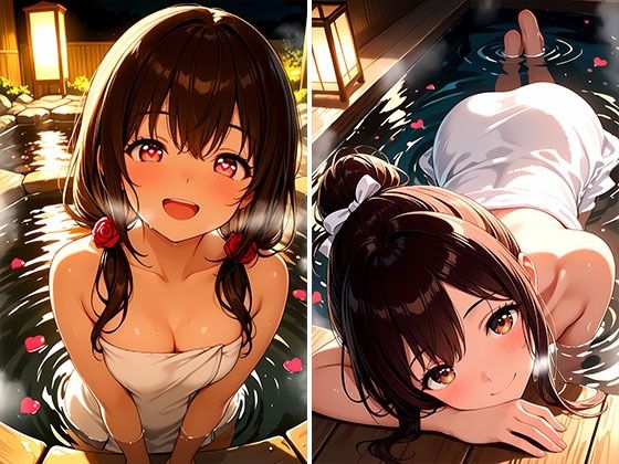 サンプル画像2:秘境温泉宿 秘密のえっちな混浴サービス Part2(楽園美女) [d_629799]