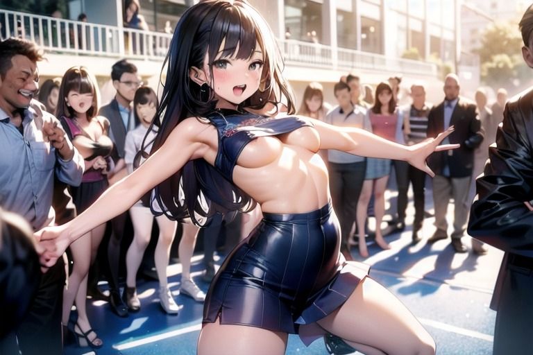 サンプル画像5:ストリップショーをする女の子達！5(はるはるぽん) [d_629837]