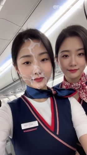 サンプル画像1:顔射後の余韻 – CA編 Vol.4(FacialDreams) [d_629888]