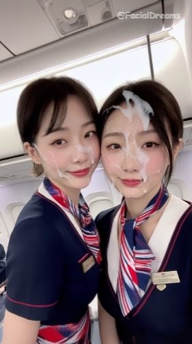 サンプル画像2:顔射後の余韻 – CA編 Vol.4(FacialDreams) [d_629888]