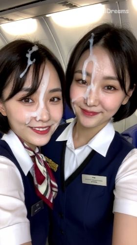 サンプル画像3:顔射後の余韻 – CA編 Vol.4(FacialDreams) [d_629888]