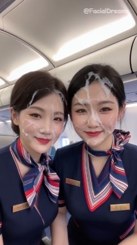 サンプル画像4:顔射後の余韻 – CA編 Vol.4(FacialDreams) [d_629888]