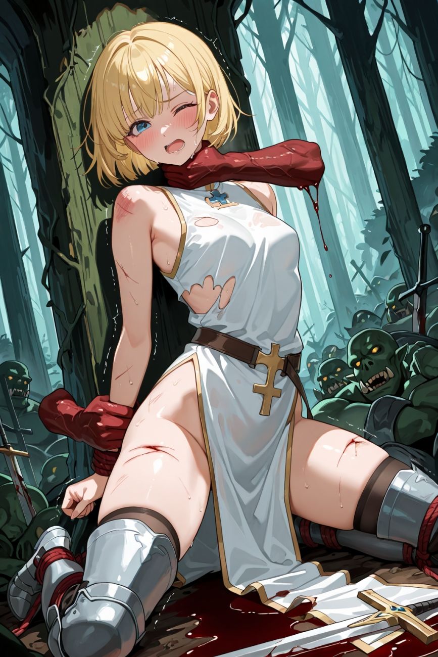 ●触手・オーク●聖女 敗北 CG集 クリムゾン・プレイヤー 画像5
