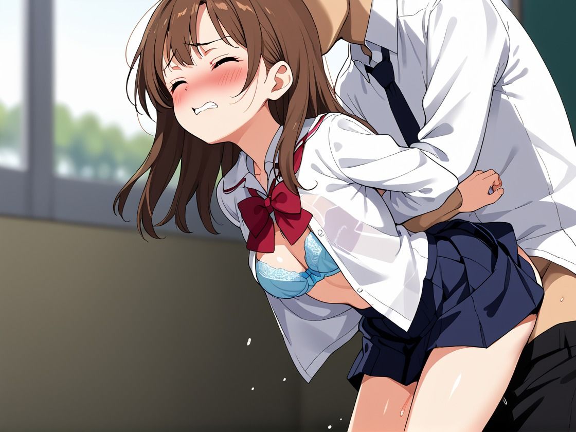 サンプル画像1:ズボラな爆乳女子校生とヤリまくるお話(ももぱい) [d_629974]