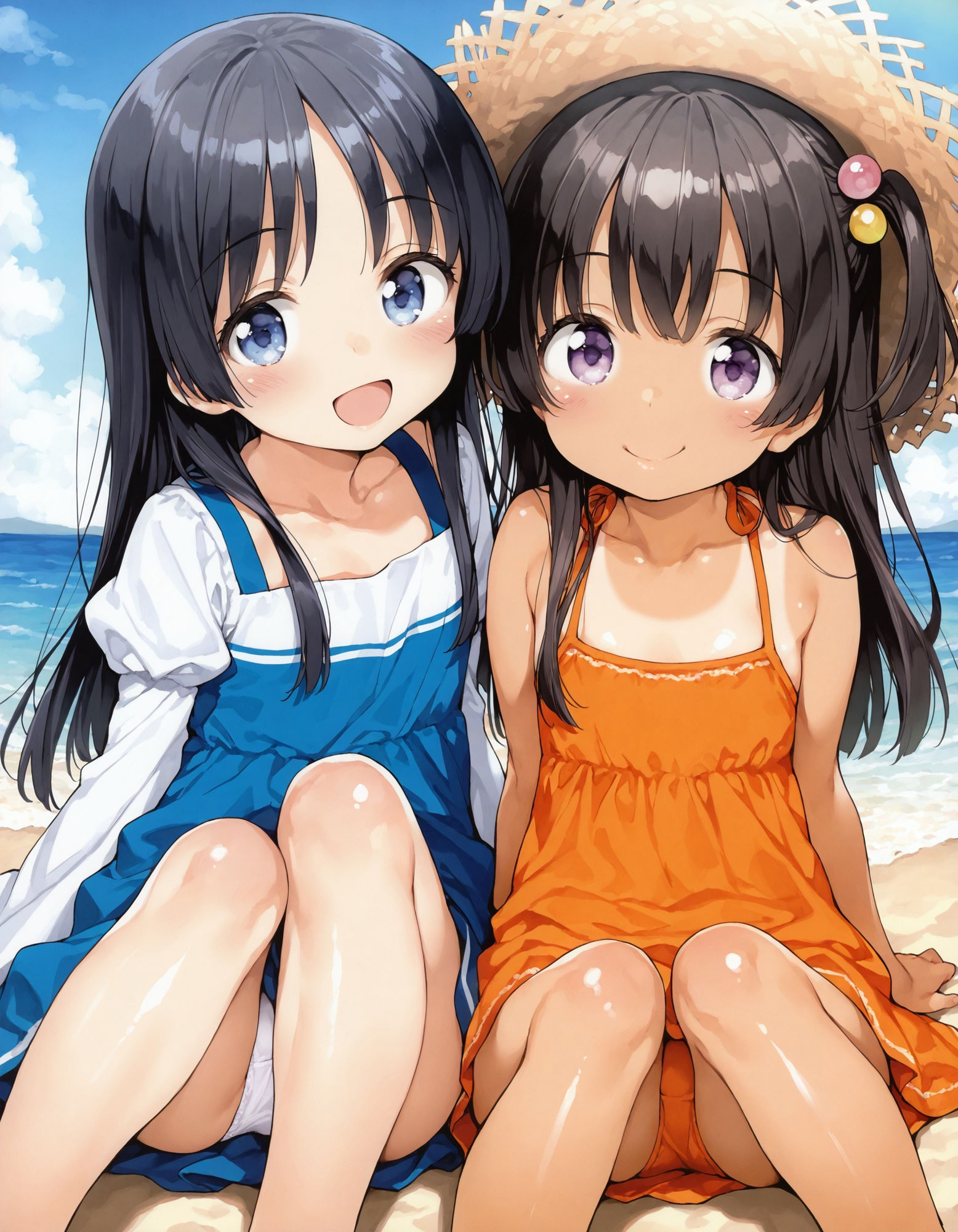 〇リっ子の座りパンチラ〜ワンピース編〜 画像3