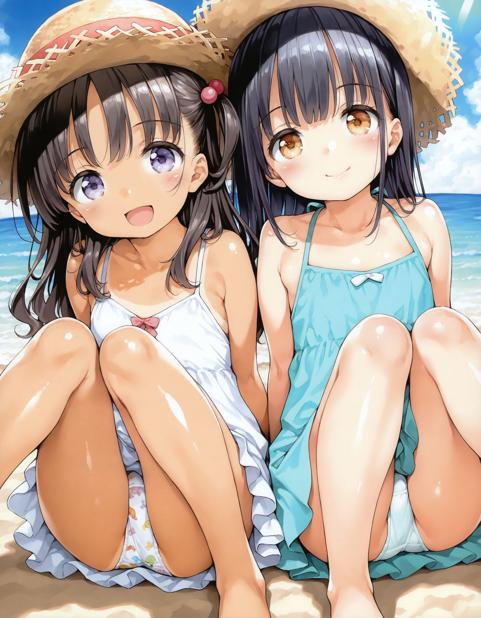 〇リっ子の座りパンチラ〜ワンピース編〜 画像5