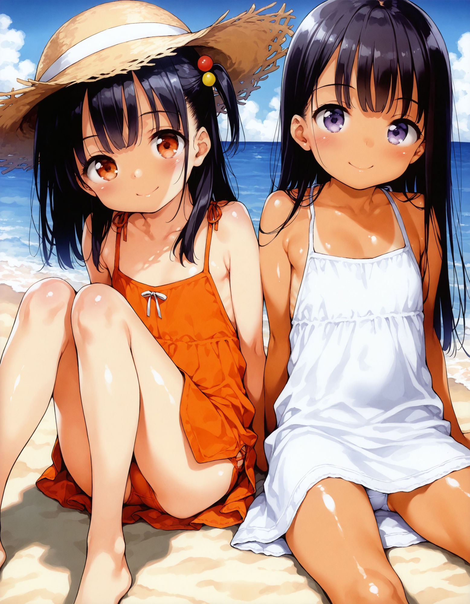 サンプル画像6:〇リっ子の座りパンチラ〜ワンピース編〜(Starrysky) [d_630013]