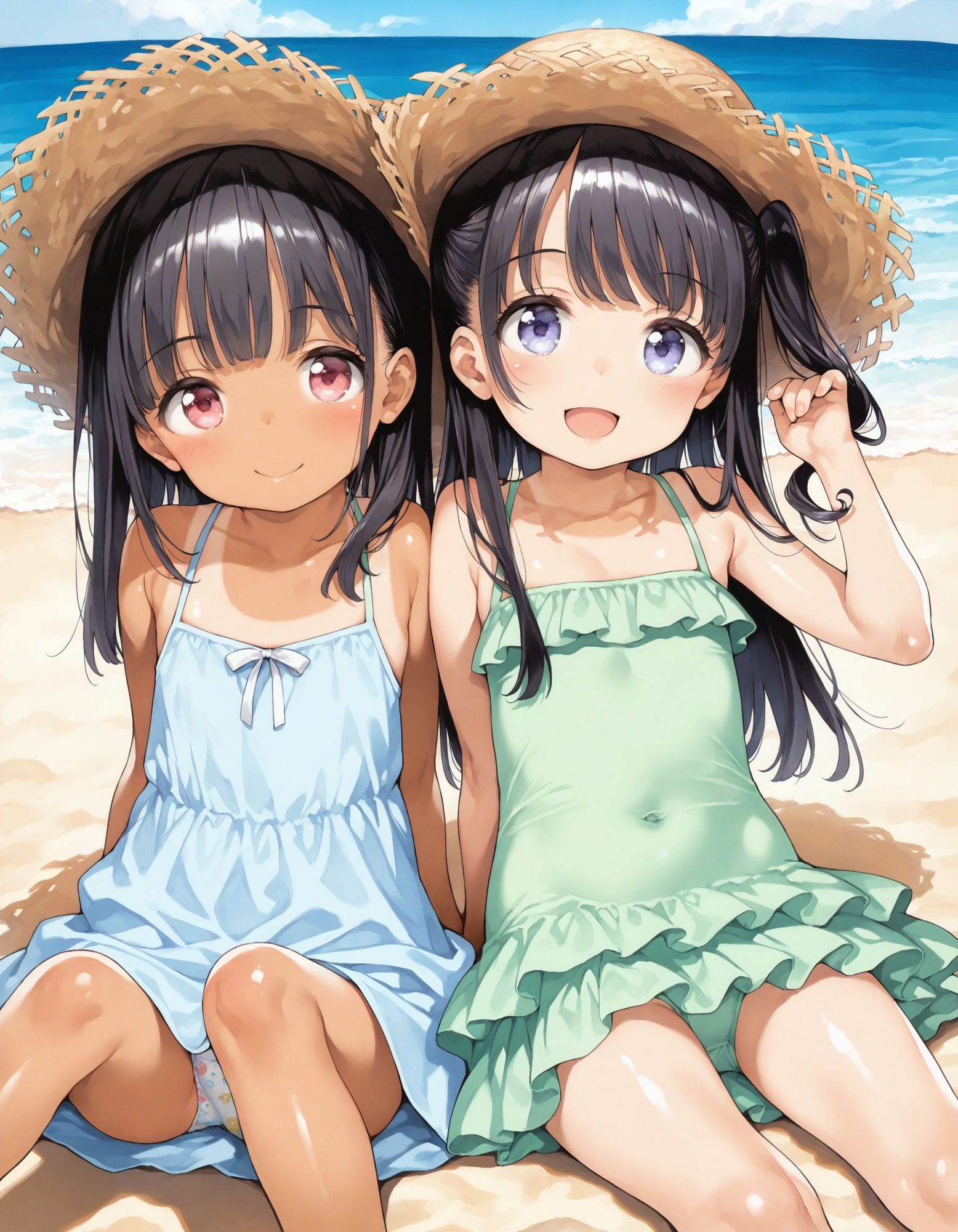 〇リっ子の座りパンチラ〜ワンピース編〜 画像7