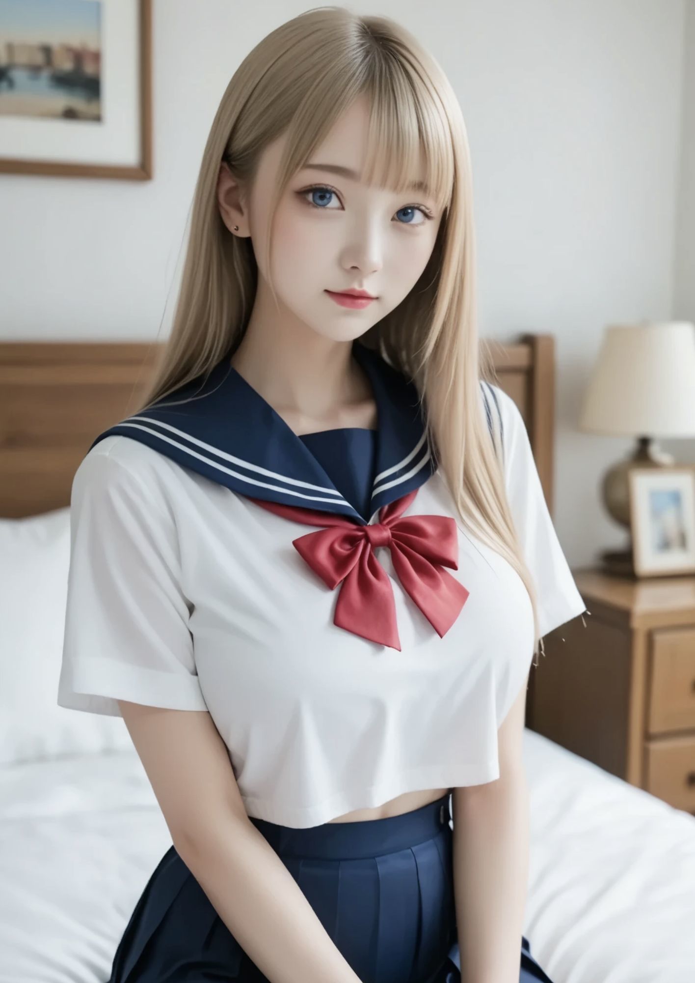 今日だけ!セーラー服っ!!白鳥ルチア 画像2