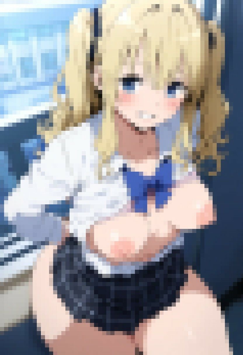 サンプル画像2:AI作品 みんな大好き！金髪白ギャル ブロンドへアーツインテールギャル 半脱ぎ＆下着フェチ 撮影総数500枚(もちもち堂) [d_630199]