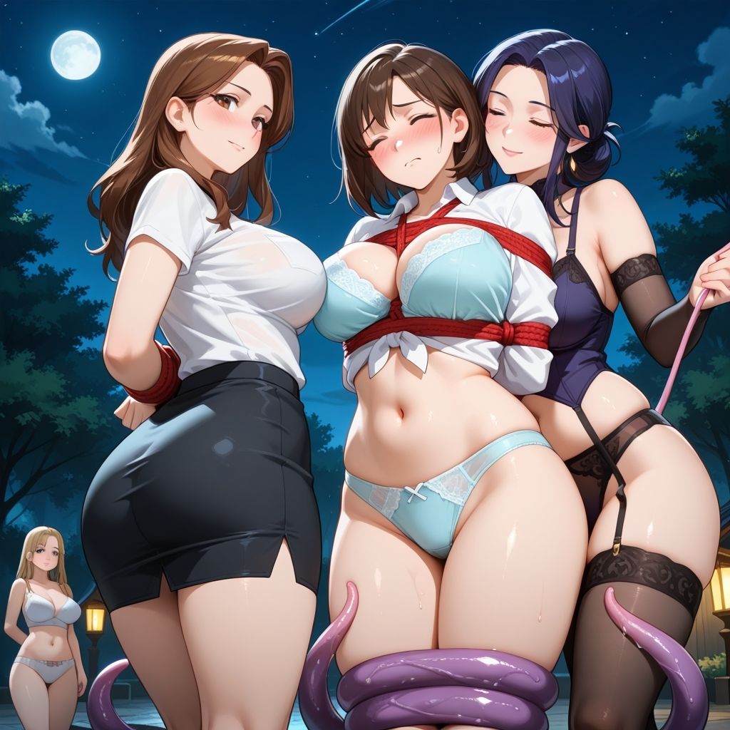 フェチコレ総集編 触手に襲われ拘束され弄ばれる巨乳美女たち【総枚数1，000枚】 画像5