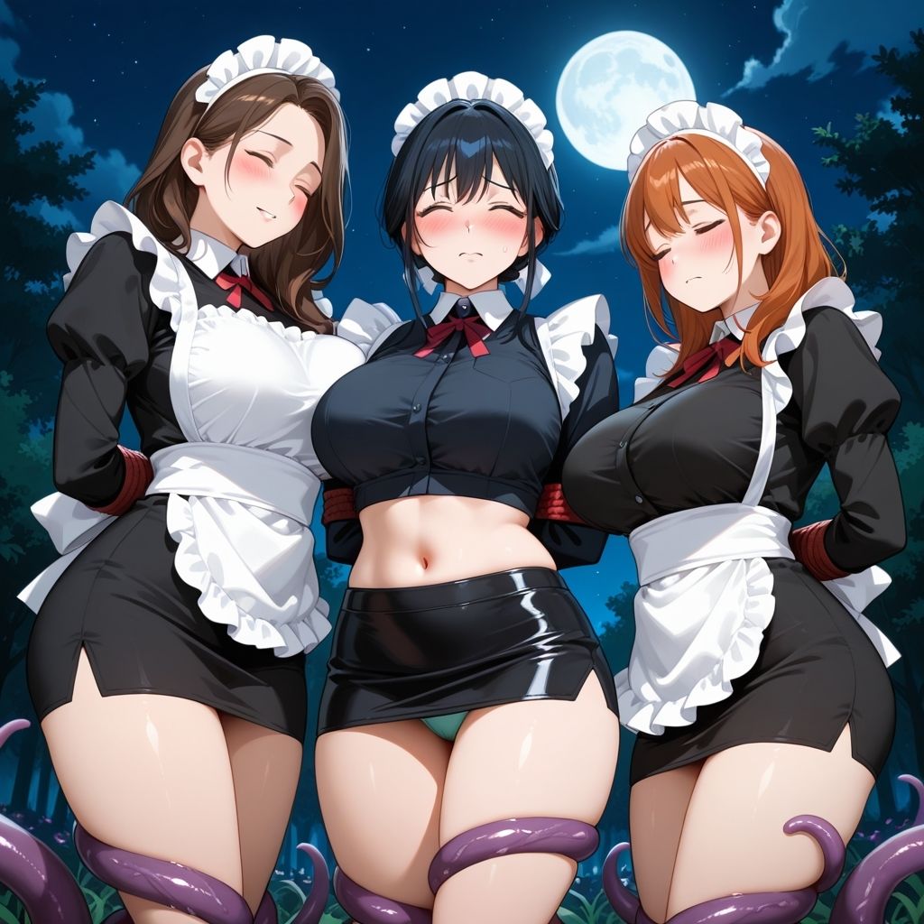 フェチコレ総集編 触手に襲われ拘束され弄ばれる巨乳美女たち【総枚数1，000枚】 画像9