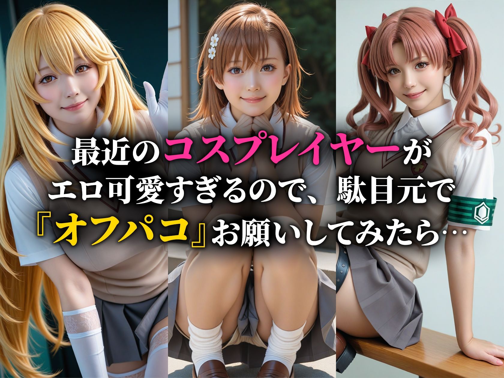 【動画】とある婬女の仮装性交-コスプレエッチ- 画像1