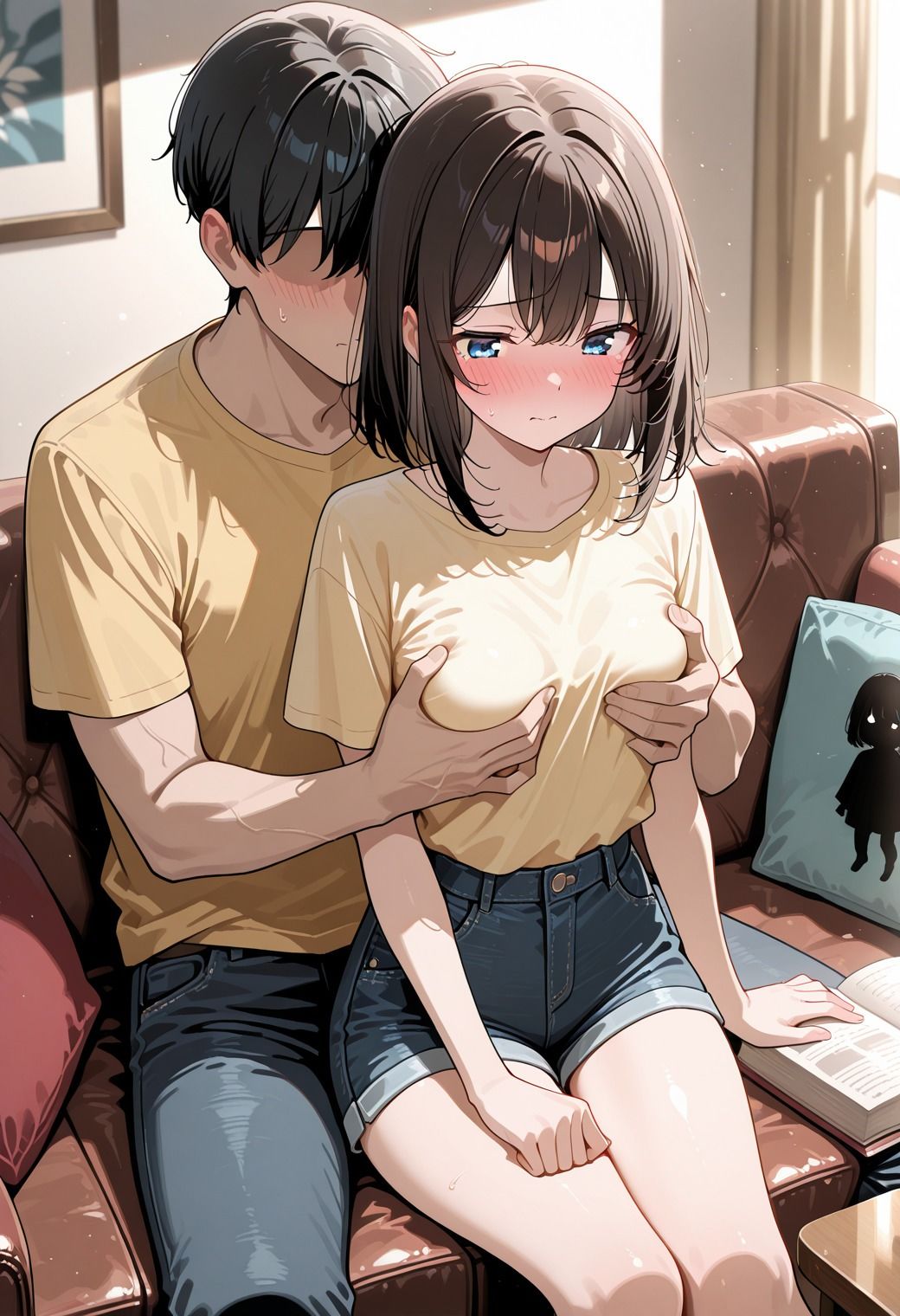 サンプル画像5:黒髪彼女とひみつのえっち〜清純なJKが性奉仕してくれるまで〜(みるくもち) [d_630303]