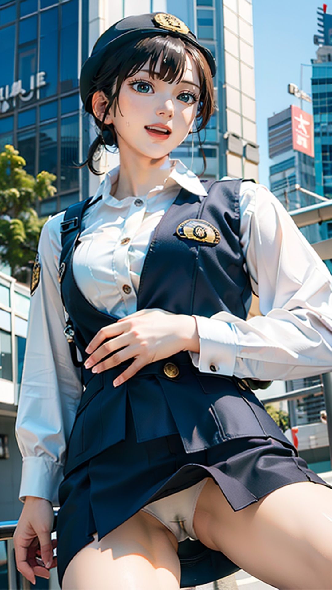 サンプル画像3:婦警さんになった副長のお疲れパンツとけしからん画像集(ステイブルスト) [d_630403]