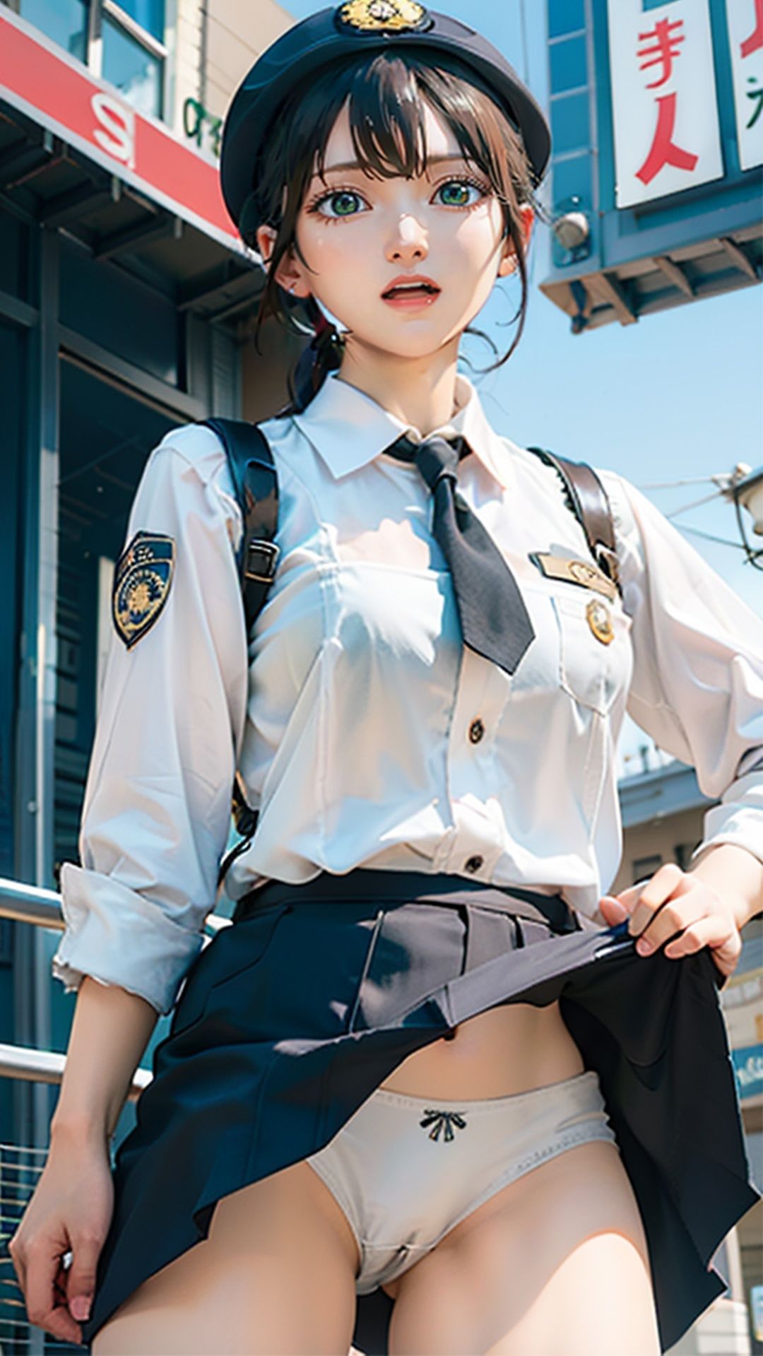 サンプル画像4:婦警さんになった副長のお疲れパンツとけしからん画像集(ステイブルスト) [d_630403]