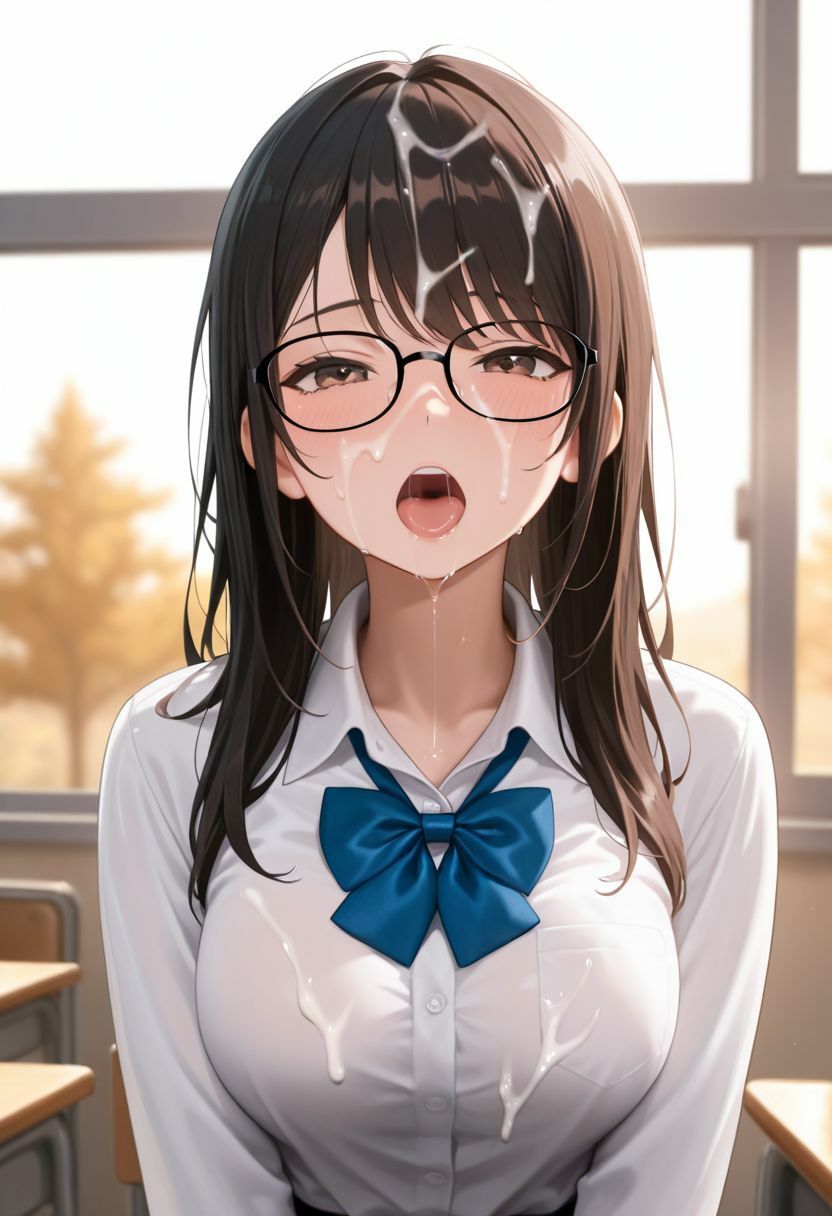 優等生な巨乳女子校生にやりたい放題の大量中出し 画像5