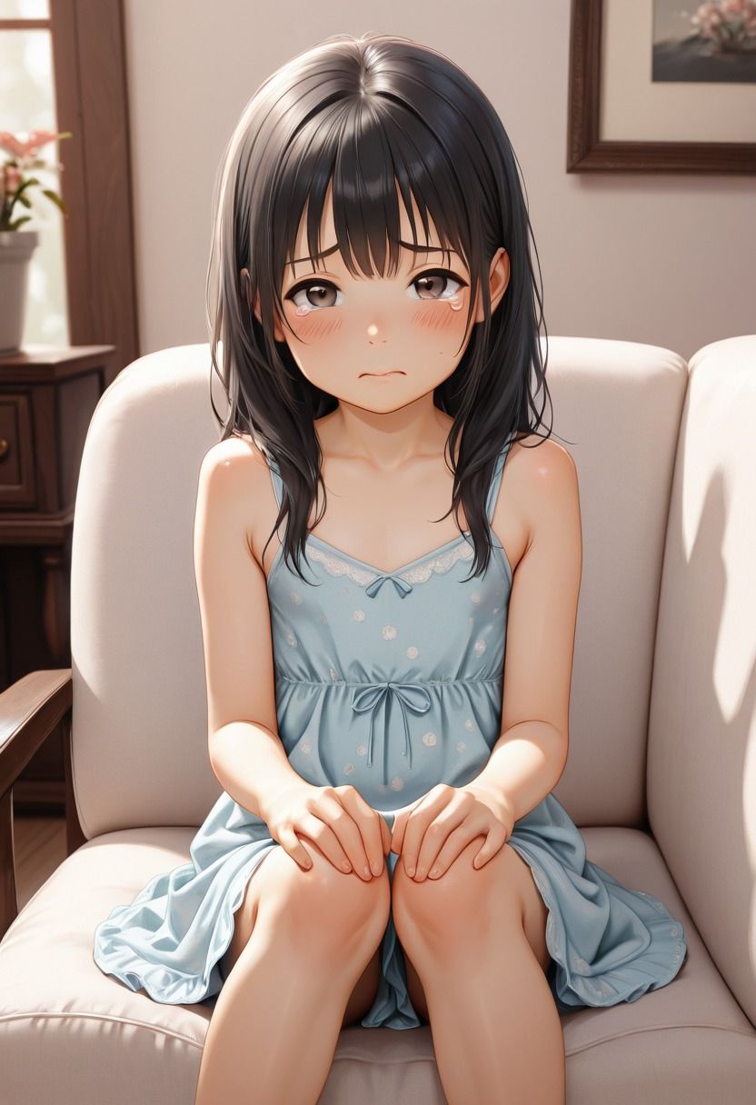 つるぺたパイパンボディを拘束調教 画像1
