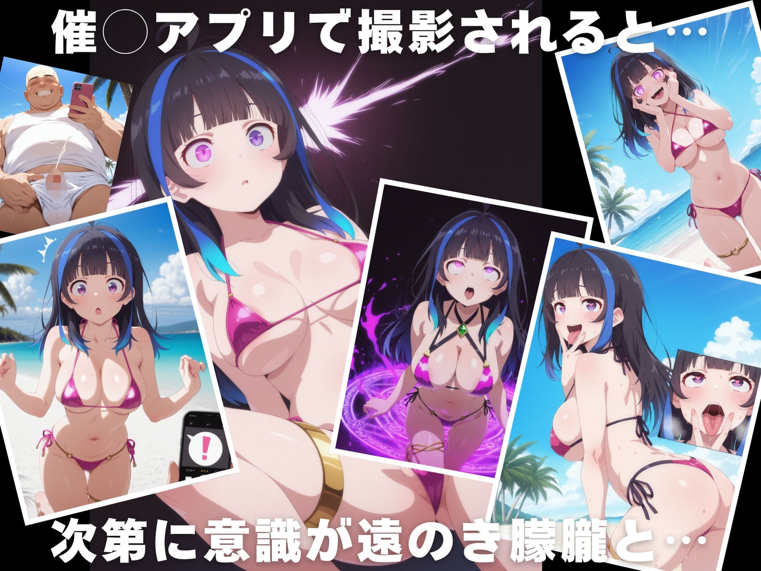 サンプル画像2:【催◯・水着・妊娠】八●森 みに(夜待草エレジー) [d_630580]