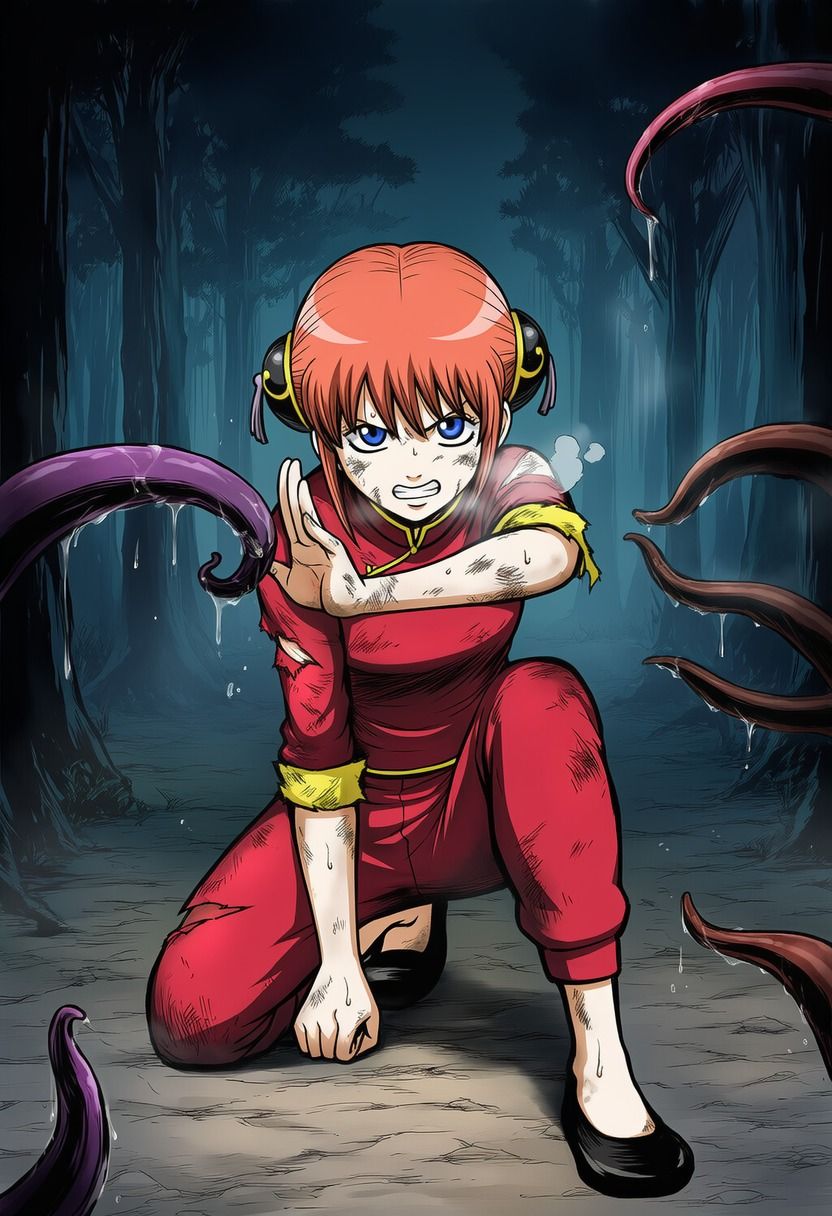 サンプル画像4:神楽 vs 触手 ［苗床編］(Nakki_触手・ヒロピン) [d_630594]