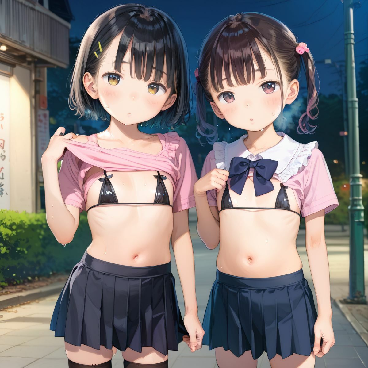 メンヘラつるぺた少女、真夜中の調教授業034