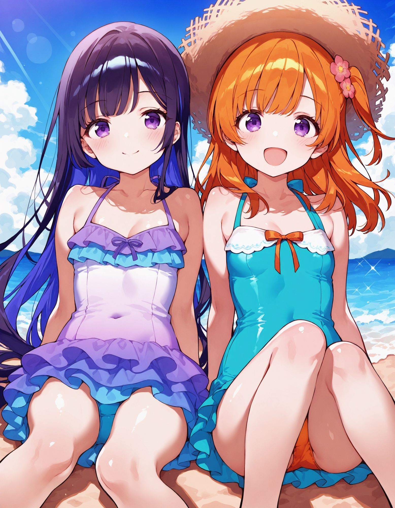 サンプル画像4:ワンピースで座りパンチラ(D.P.H.) [d_630646]