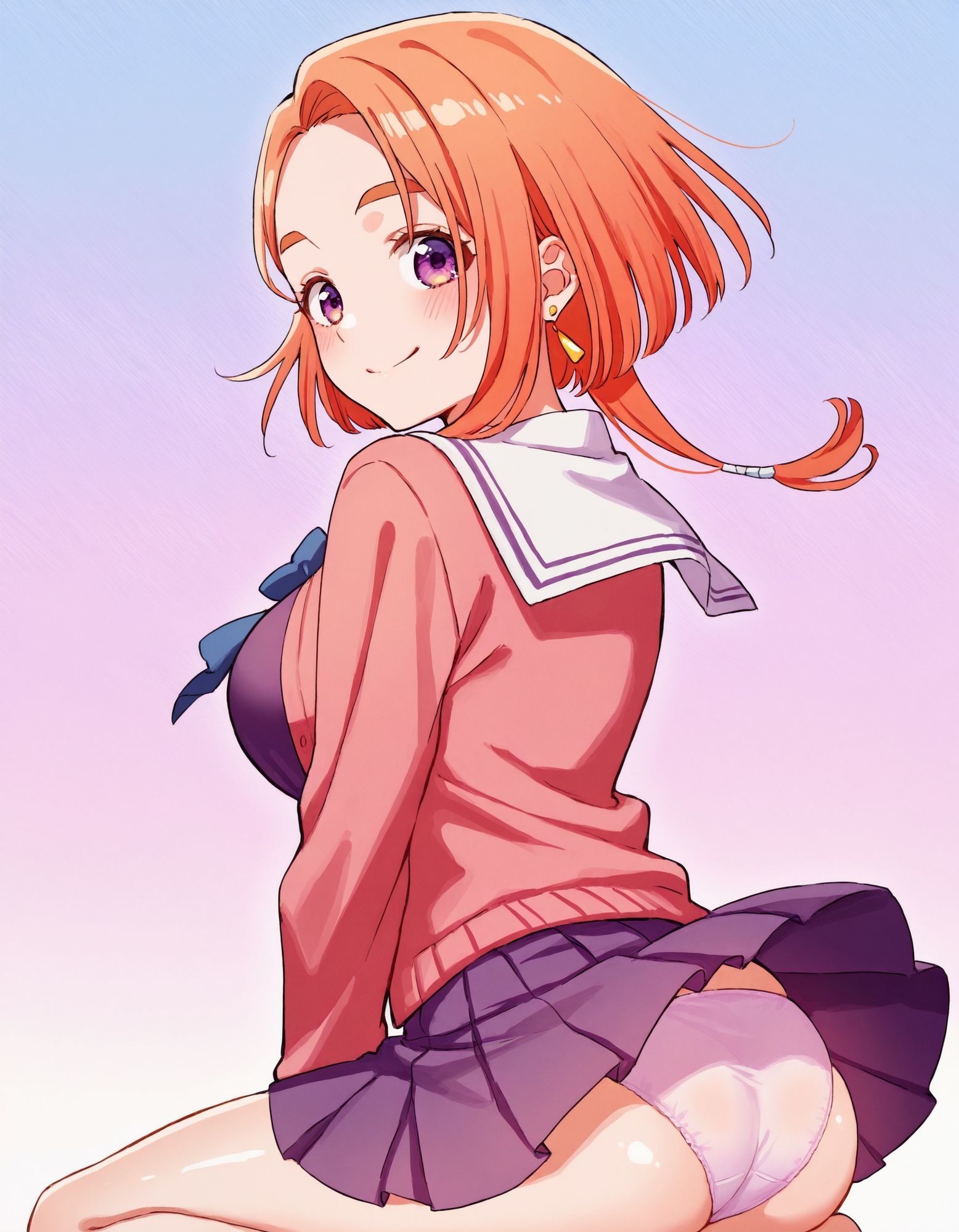 紫〇寺万里のパンチラ〜制服編〜 画像6