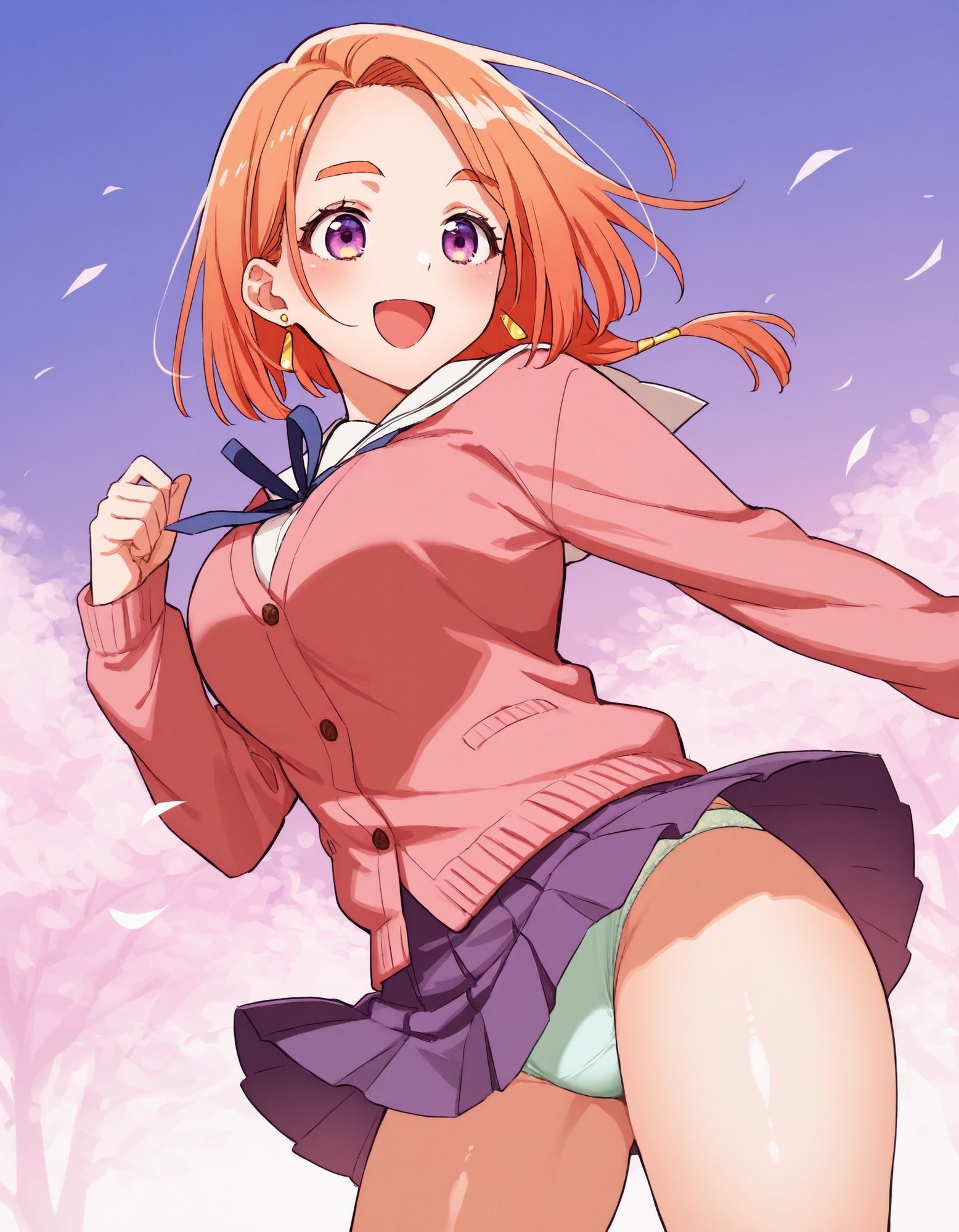 紫〇寺万里のパンチラ〜制服編〜 画像7