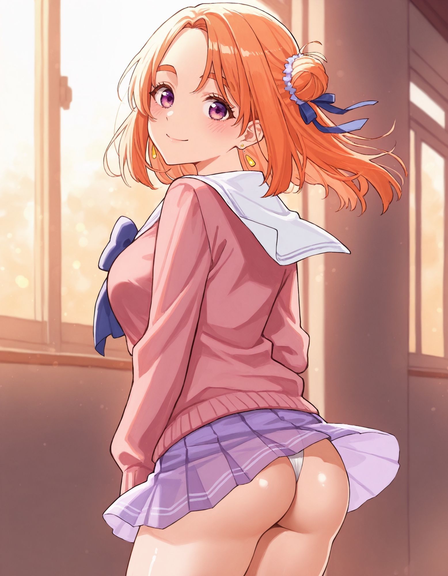 紫〇寺万里のパンチラ〜制服編〜 画像8