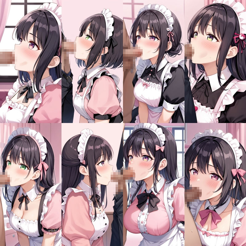 サンプル画像4:ご奉仕ピンクメイドのエッチなサービス【500枚】(女子高生) [d_630701]