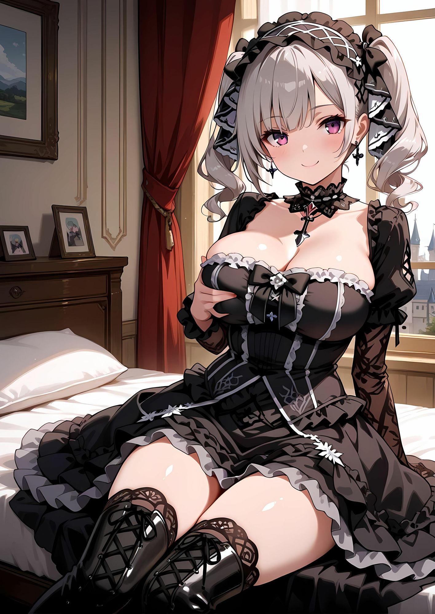 サンプル画像1:ゴスロリの城夜戯(ルセット) [d_630728]